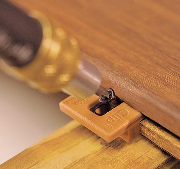 ExtremeKD Ipe Clip Hidden Deck Fastener Kit, (175 pack), Brown